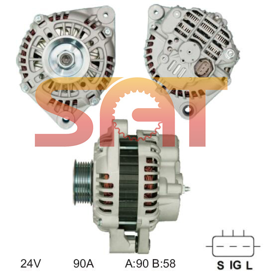 for Mitsubishi Alternator A4ta0594 500337394 Alt10446