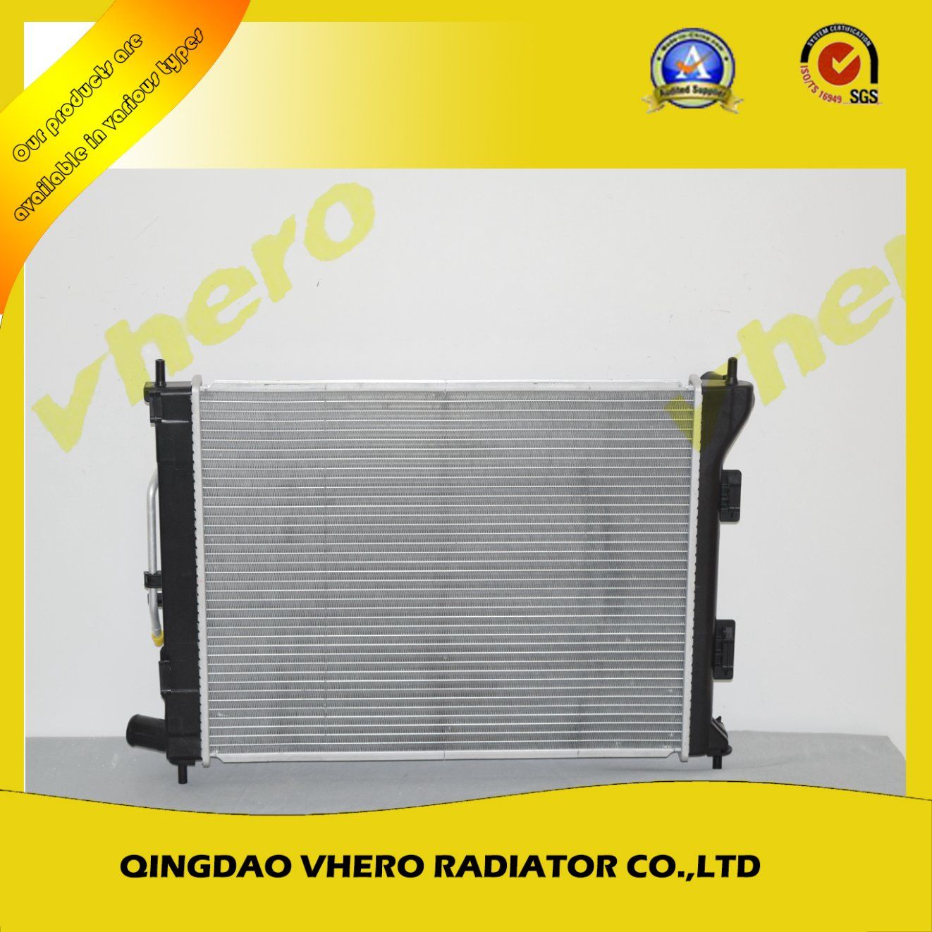 Aluminum Plastic Auto Radiator for Hyundai Elantra 11-13, Dpi: 13202