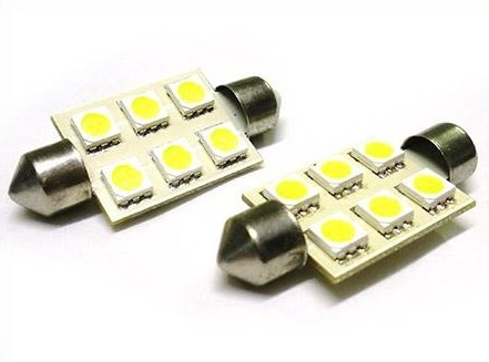 5050 6SMD 36mm Festoon Light for Car