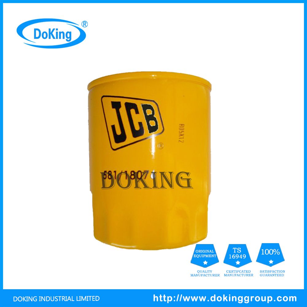 Good Market and Price Oil Filter 581-18076 for Jcb