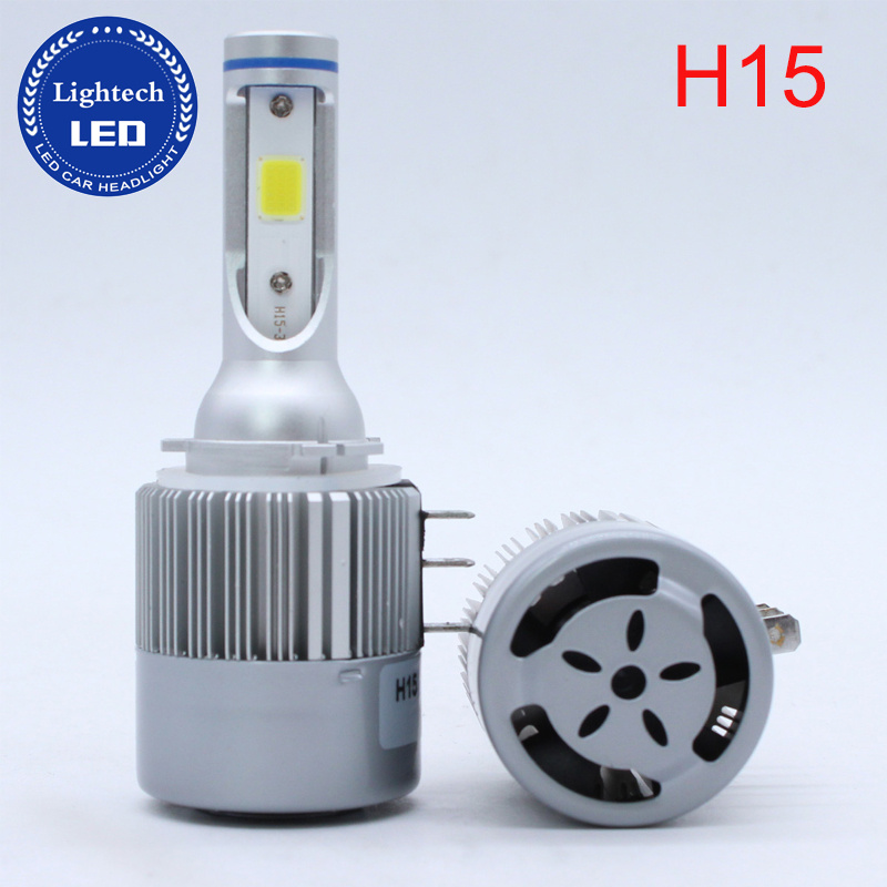 High Power Car LED Headlight 36W 3800lm 6000K Car Headlamp C6 LED Headlight H7 H1 H3 H8 H11 9005 9006 LED H15