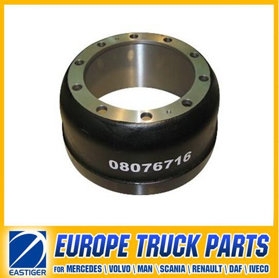 Brake Drum 8076716 for Fruehauf Truck Parts