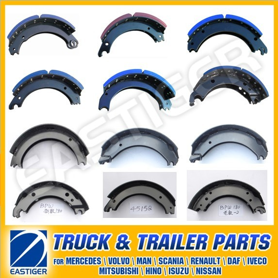 Over 500 Items Brake Shoes for Truck Brake Parts
