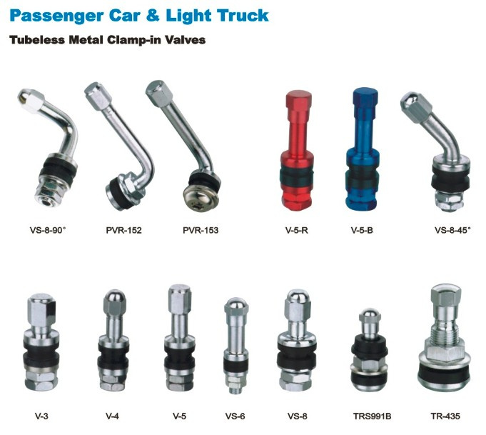 Snap in Wheel Valve Stem Tubeless Clamp-in Tyre Valves