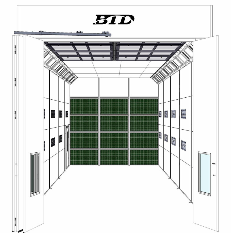 European Bus Spray Booth Truck Paint Booth
