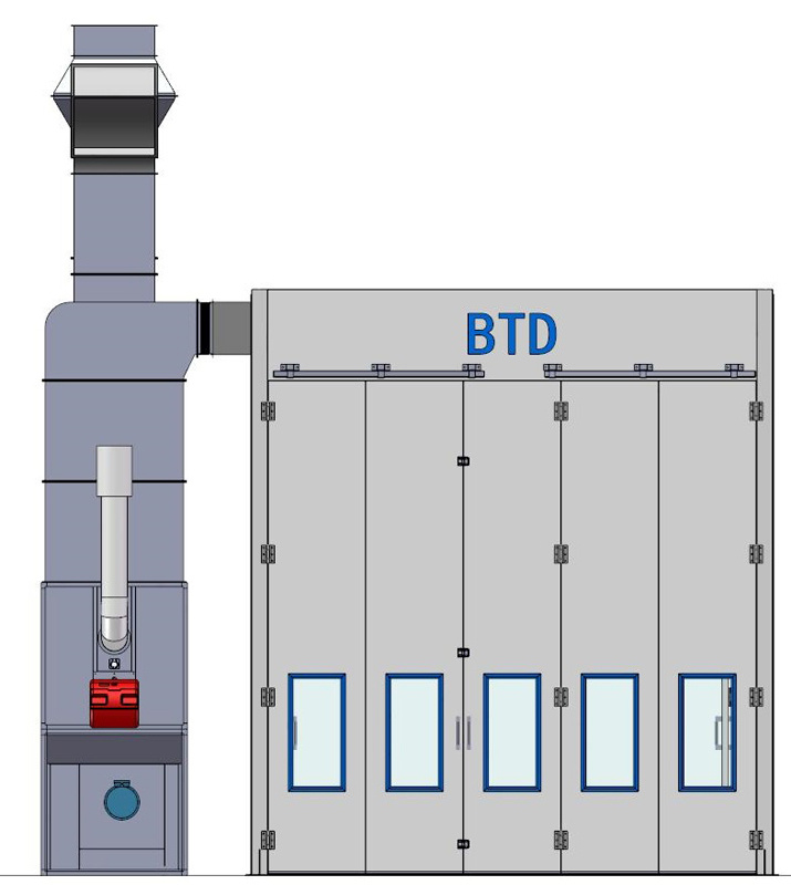 Big Size Paint Spray Booth / Bus Spray Booth for Sale
