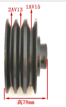 High Quality Jmc Auto Parts Crankshaft Belt Pulley