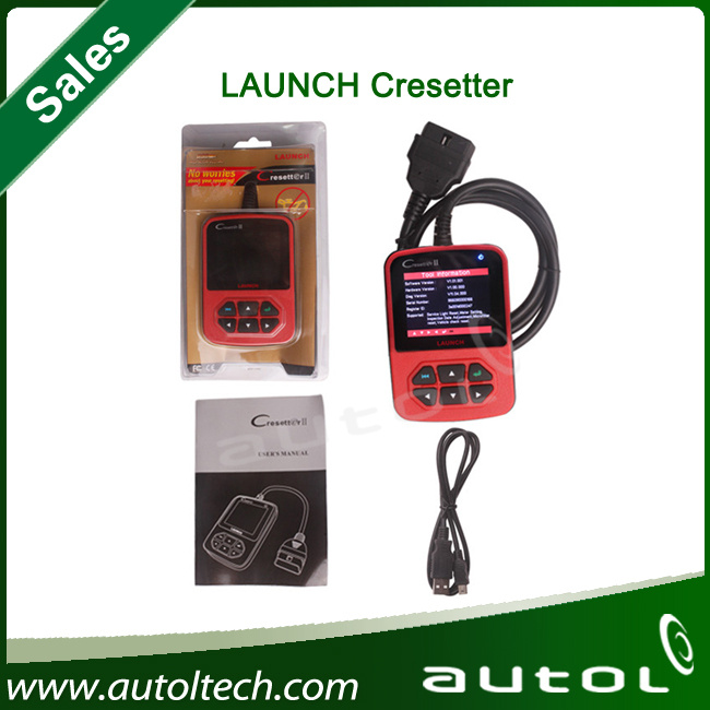 2015 New Arrival Oil Lamp Reset Tool Launch Cresetter II 100% Original Online Update X431 Cresetter2 Fast Shipping