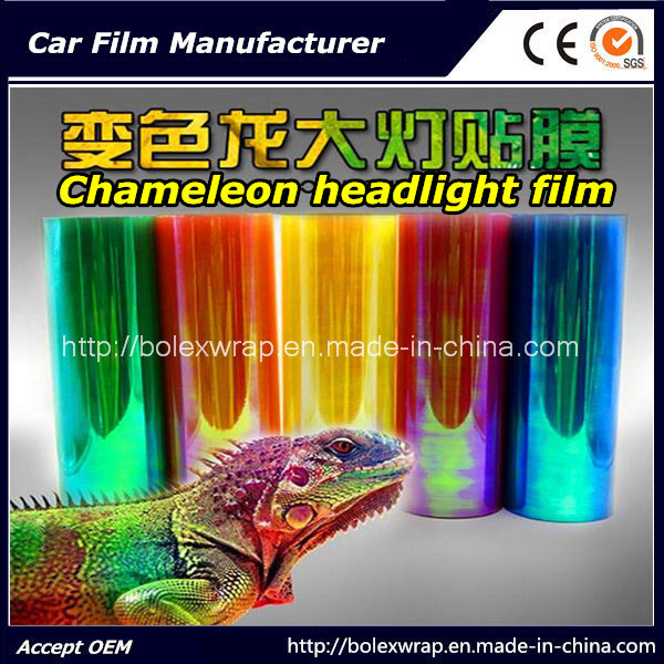 Fashion Chameleon Headlight Film, Car Color Change Film Car Light Sticker, Chameleon Car Light Tinting Film