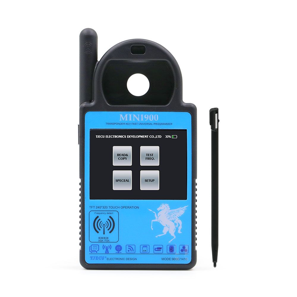 Smart Mini ND900 Trasponder Key Programmer for 4c 4D ID46 72g Chip Copy Machine Update Via Internet