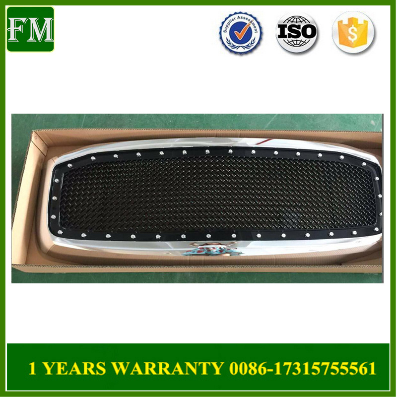 Mesh Grille Stainless Silver Rivet for 06-08 Dodge RAM 1500