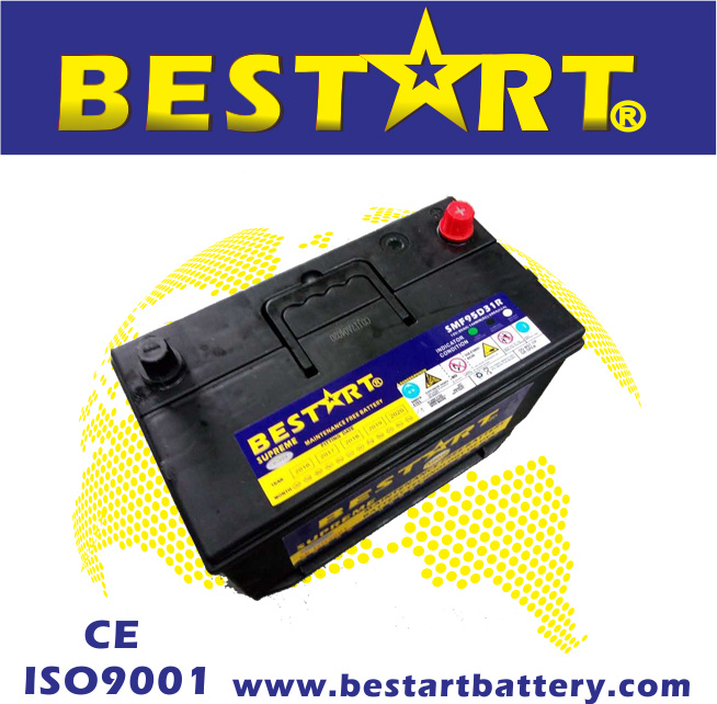 95D31r-Mf 12V 80ah Starting Car Battery