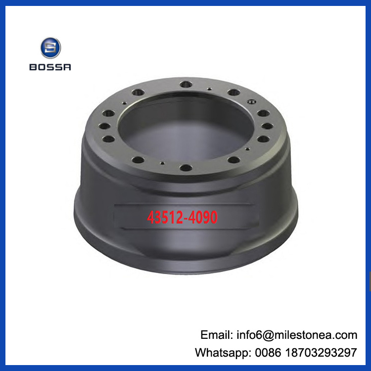 Auto Parts Brake Drum 43512-4090 Hino Truck