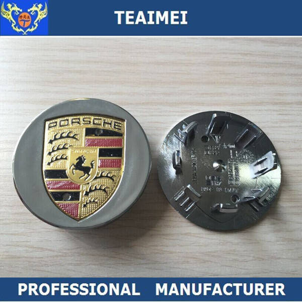 65mm for Porsche Chrome Cover Auto Center Car Wheel Hub Cap