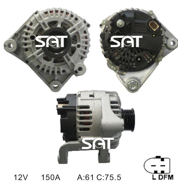 Valeo Alternator Tg15c012 Ca1757IR 23890
