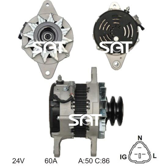 Sawafuji Alternator 24V 60A
