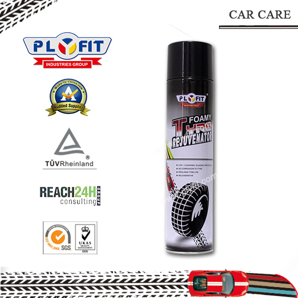 China Manufacturing Harmless Car Care Cleaning Product Tire Foamy Shine