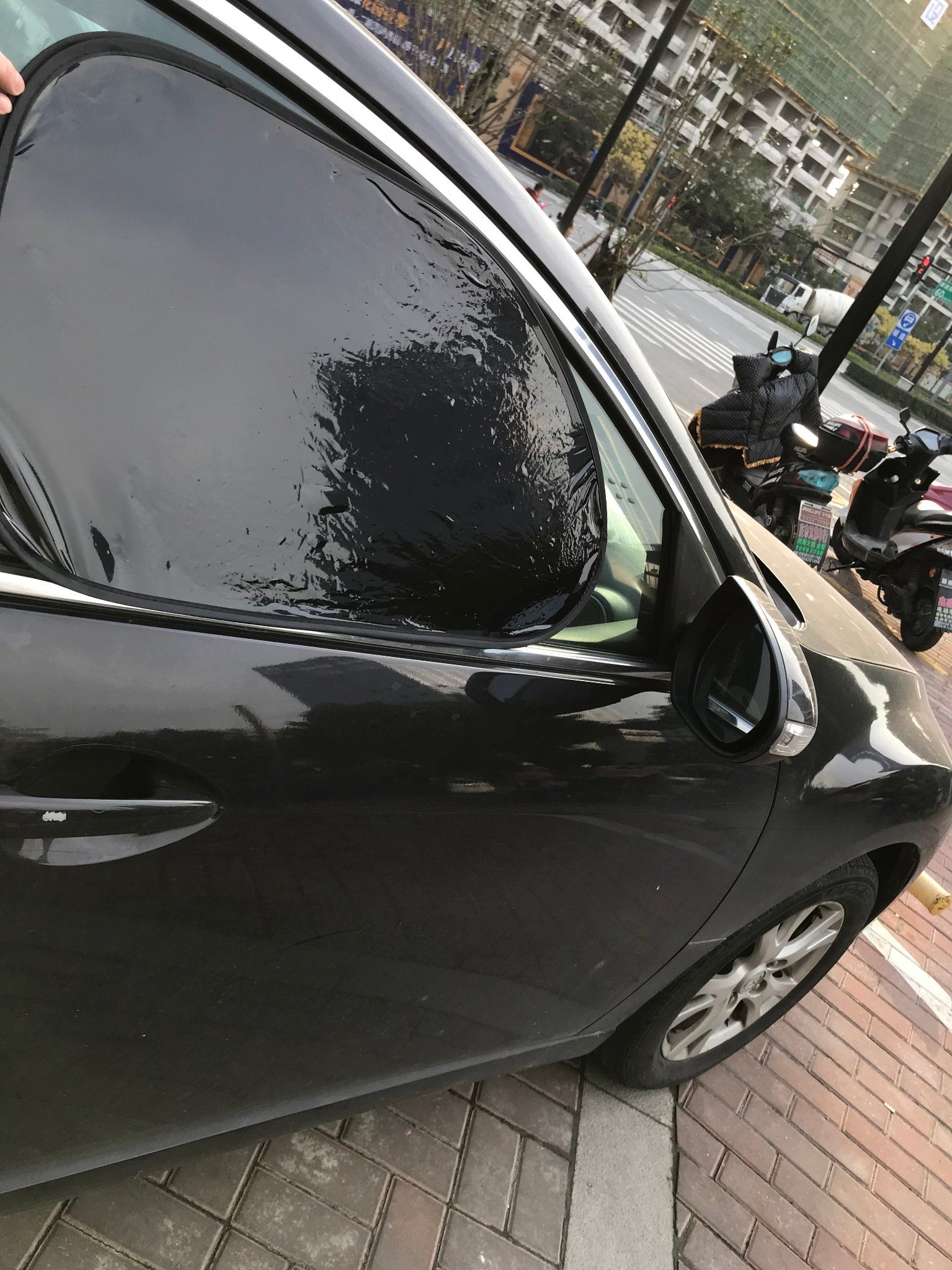 Window Sun Shade Mirror Absorb for Car (BT SC08)