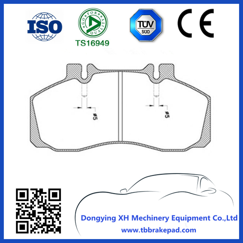 Low Noise High Performance Truck Brake Pad Gdb5004