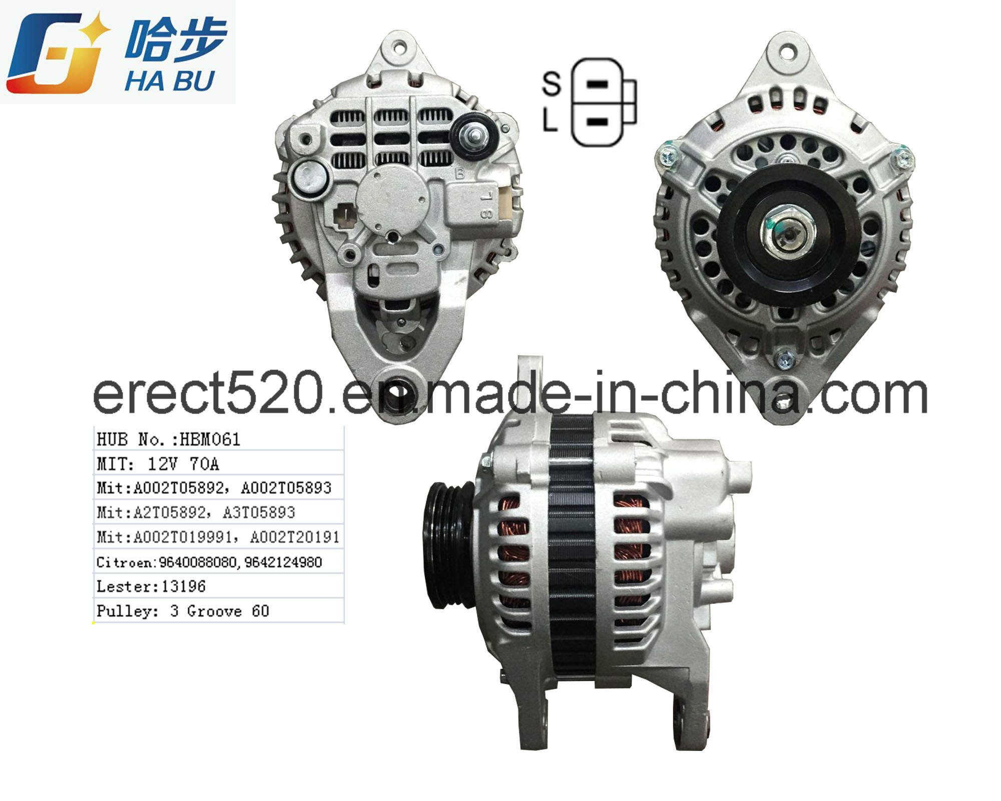 100% New Alternator for Mazda/ Ford A002t05892 Lester 13196