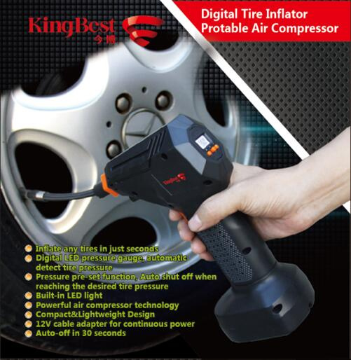 Portable Mini 12V Tyre Inflator
