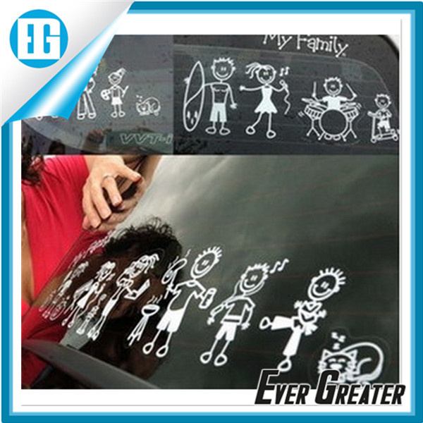 Customized White Die Cut Vinyl Sticker with ISO/Ts16949 Certified