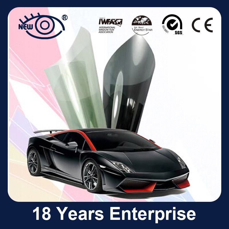 Polyester Anti Scratch Window Glass Reflective Metallic Tinted Film