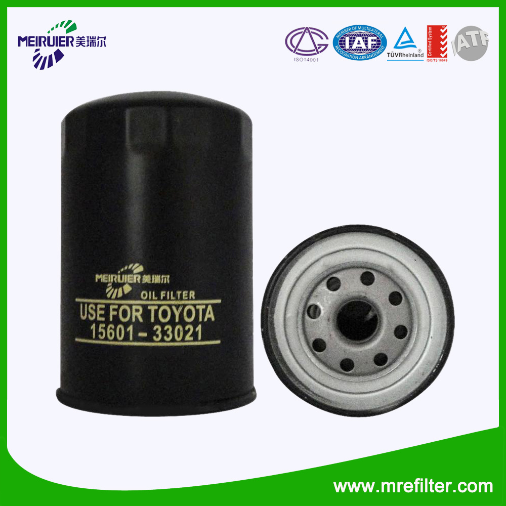 Oil Filter 15601-33021 Car Filter Best Manufacture China for Toyota