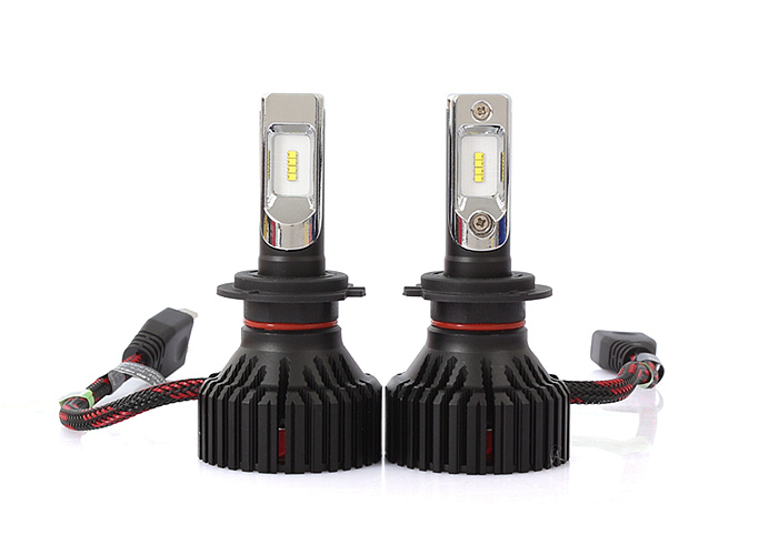 60W T8 LED Headlight Phi-Lips Zes Car LED Headlight H7