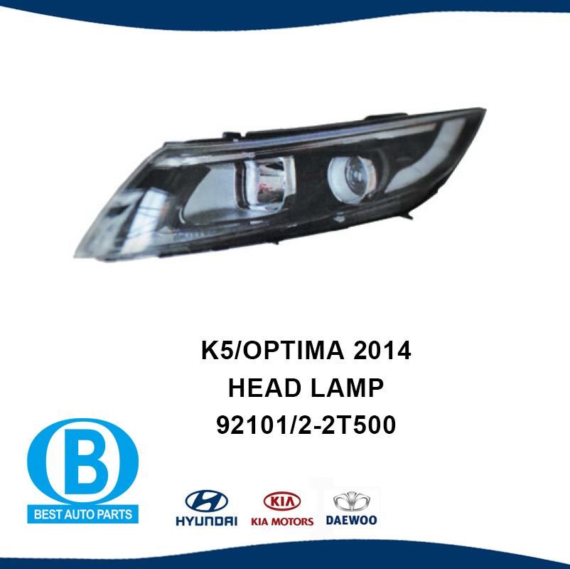 KIA K5 2014 Headlight Auto Body Parts 92401-2t500 92402-2t500