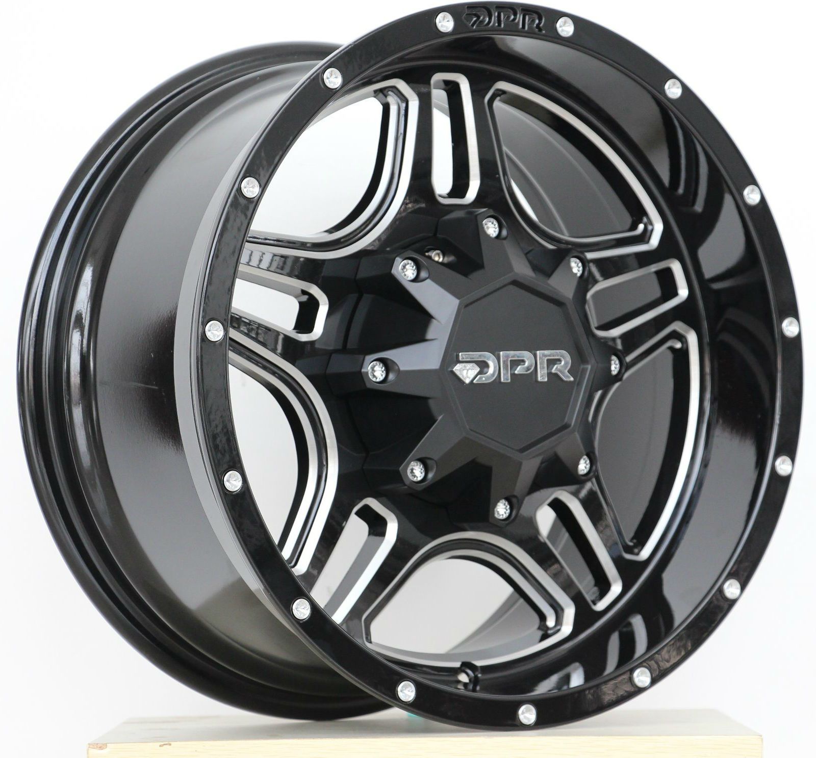 17 Inch Alloy Wheels Silver Black Car Wheels Super Concave Design