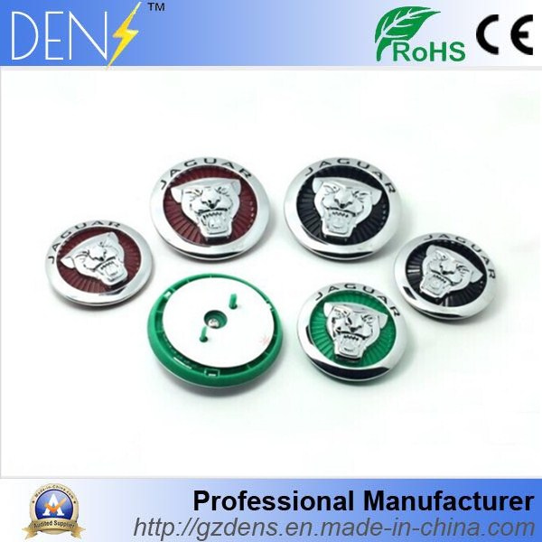 Red Car Bonnet Chrome Badges for Jaguar