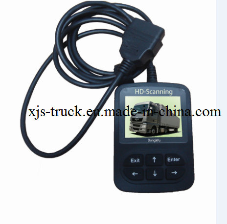 HD Truck Diagnostic Scanner for Foton Auman, Faw Jiefang, Shaanxi Shacman, JAC, Sinotruk, Dongfeng, Mac, Cummins, , Renault, Kama, Benz, Scannia, Iveco, Volvo