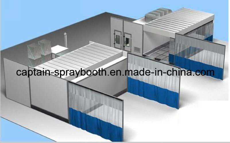 3 in 1 Preparation Area, Mixing Room, Industrial Spray Booth