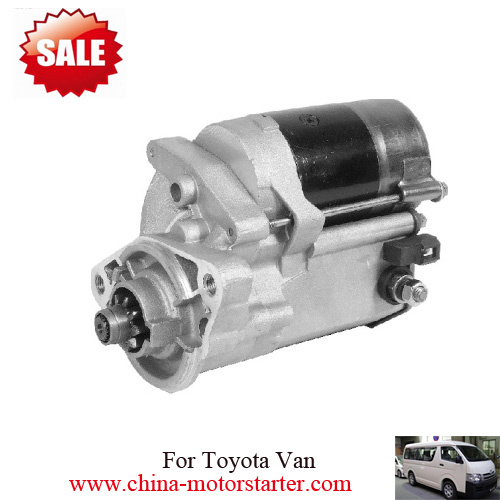 100% New 1.0kw Van Used Diesel Starter Motor for Toyota
