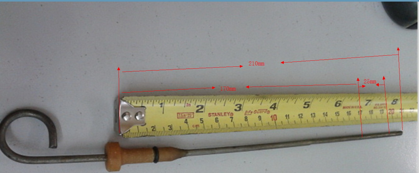 Oil Dipstick for F4l914, 913, 912