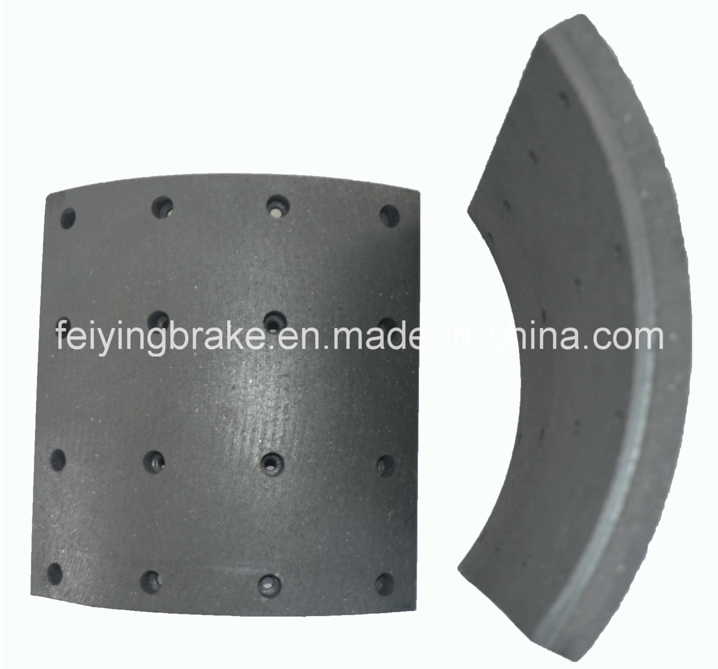 Brake Lining Auto Spare Part for Semi-Metal Asbestos (WVA: 19933 BFMC: SV/42/2) for European Truck