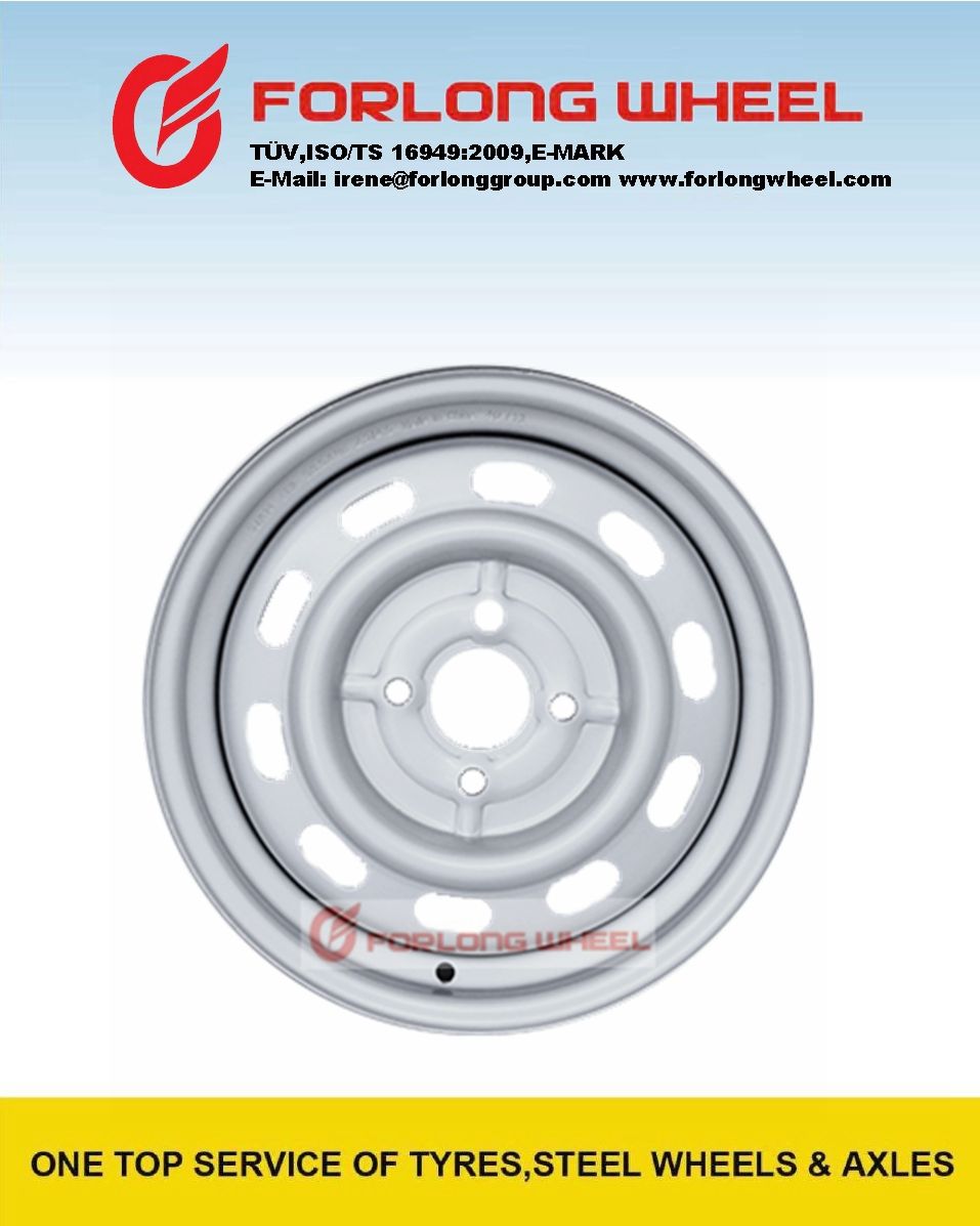 5jx14 with 4-98mm High Speed Trailer Steel Wheel