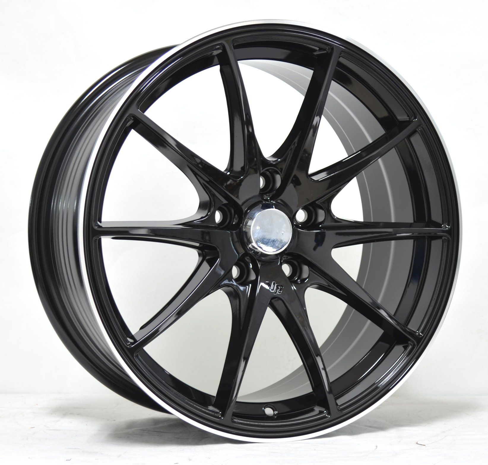 Aftermarket Full Painted Chrome 13inch 14inch 15inch 17inch 18inch 20inch Black Alloy Wheels for Car Kin-G25