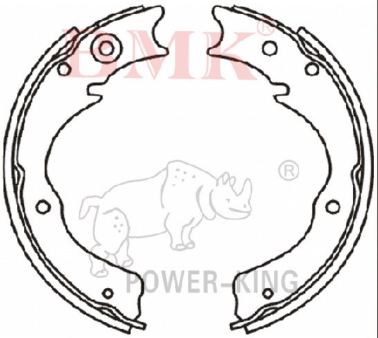 Preminum Hand Brake Shoe (K3340) for Japanese Car
