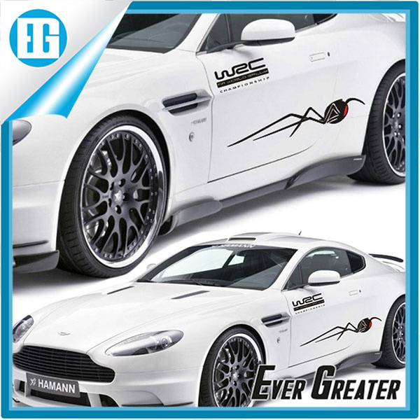 Car Body Big Black Spider Creative Decal Sticker