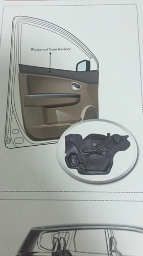 Cyg Slip Resistant Automotive Foam Mat