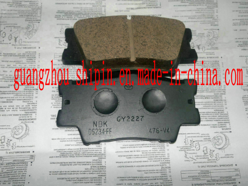 04466-33160 Guangzhou Best Auto Parts Semi Metallic Brake Pad