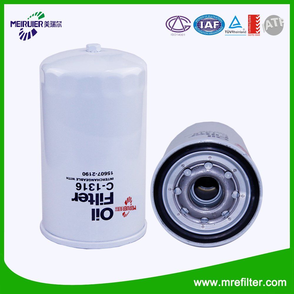 OEM Quality Oil Filter 15607-2190 for Hino Truck Parts Engine