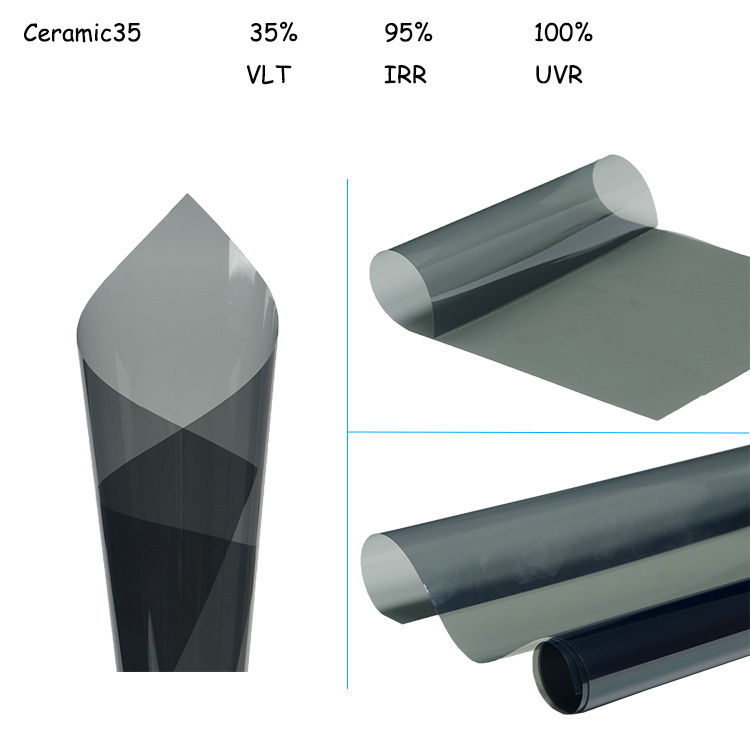 High Quality Low Price UV Protection Nano Ceramic Car Window Tint Film Auto Glass Sun Control Film Decorative Window Solar