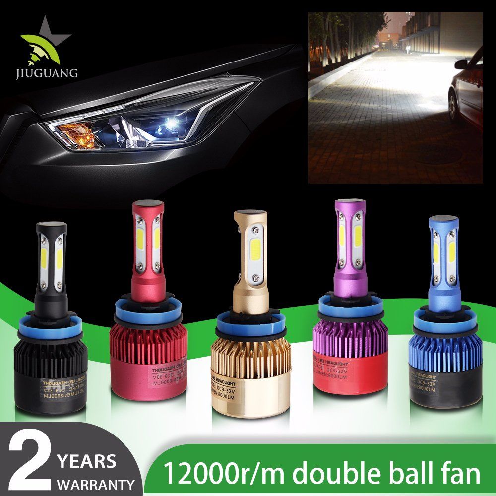 S2 Super Bright 9005 H11 H4 H7 H1 Bulb Headlight LED