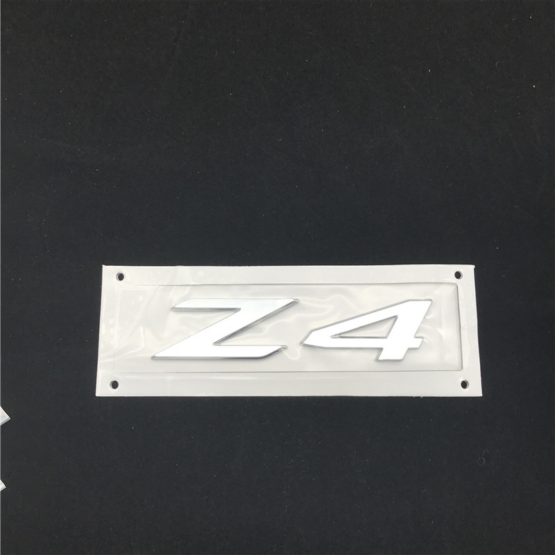 3D Chrome Emblem Badge Decal Number Letter Stickers for BMW X1X3X5X6X7z4