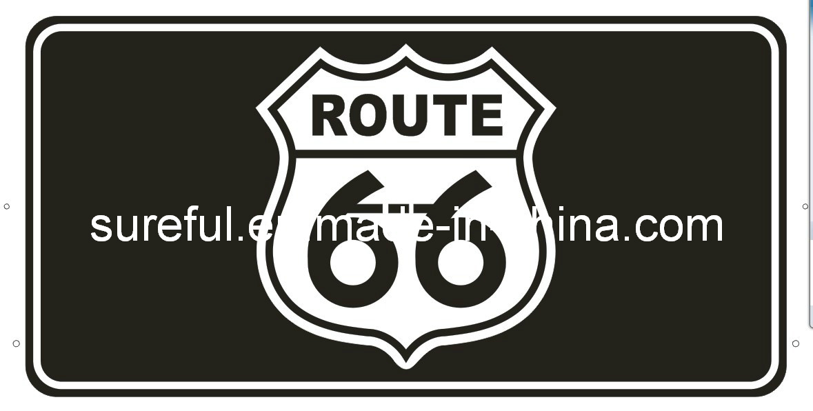 Decorative Aluminum License Plate/Aluminum Road Sign Plate