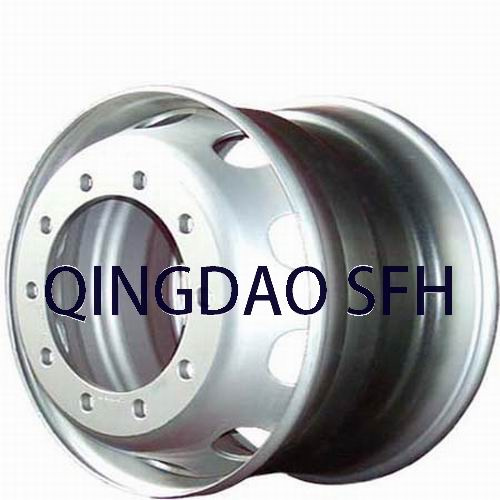 8.25X22.5 10 Holes Steel Rim Wheel and Tubeless Wheel