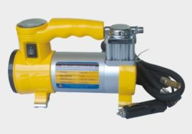 Car Mini Air Pump Air Compressor 12V Pump Car Tire Inflator with Flashlight